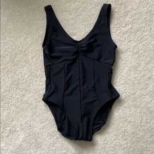 Degas Black Tank Leotard